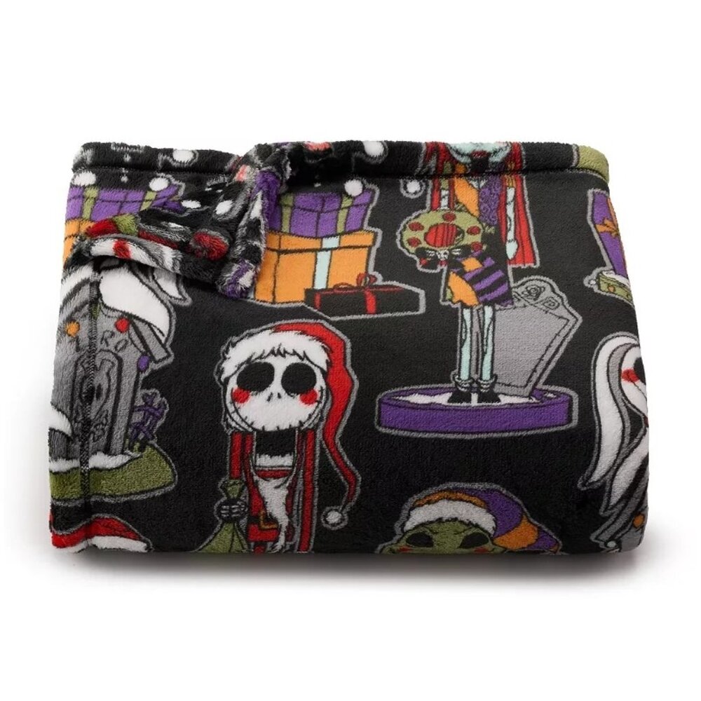The Nightmare Before Christmas Throw Blanket The Big‎ One 5 x 6 Holiday NEW